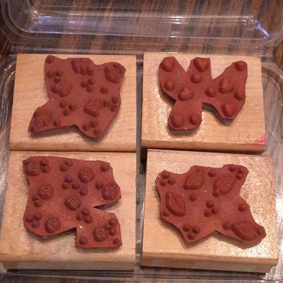 Itty Bitty Background rubber stamp set - Picture 2 of 3